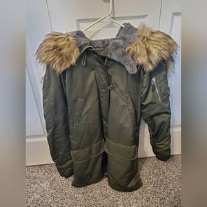 GAP Women's XS Green Winter Coat